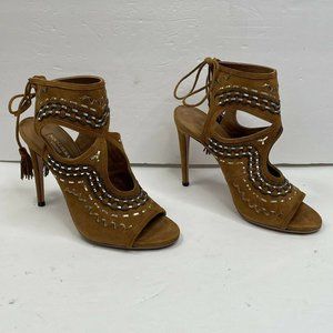 Aquazzura Sexy Thing Folk Sandals 37/6.5